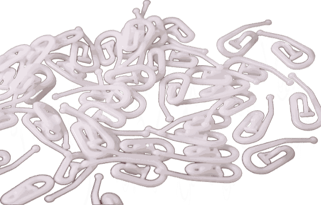Plastic Curtain Hooks (R6)